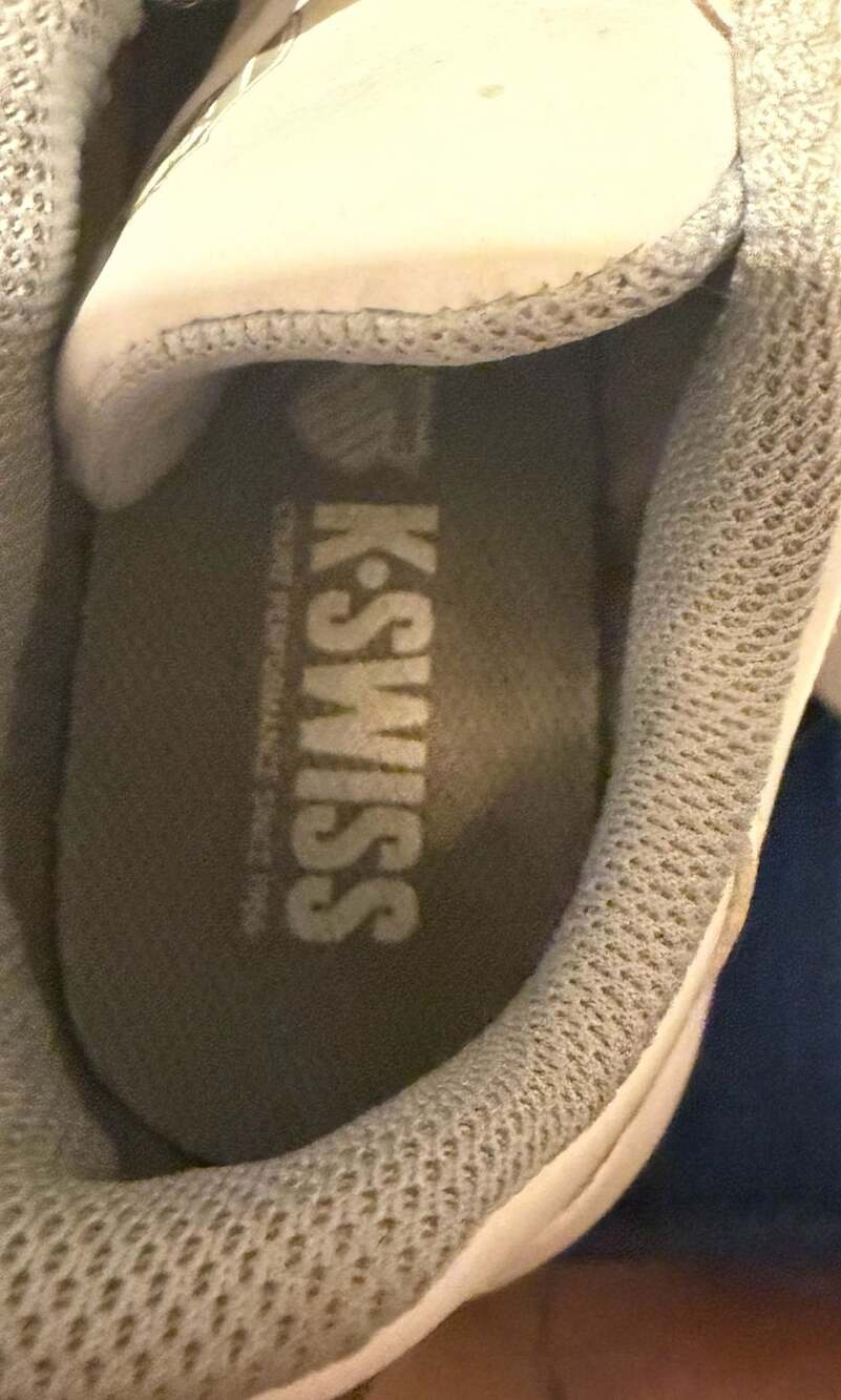 K-Swiss Bigshot Light 3 Tennis Shoes White Silver